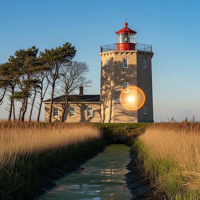 Westermarkelsdorf Leuchtturm auf Fehmarn Westermarkelsdorf Leuchtturm auf Fehmarn