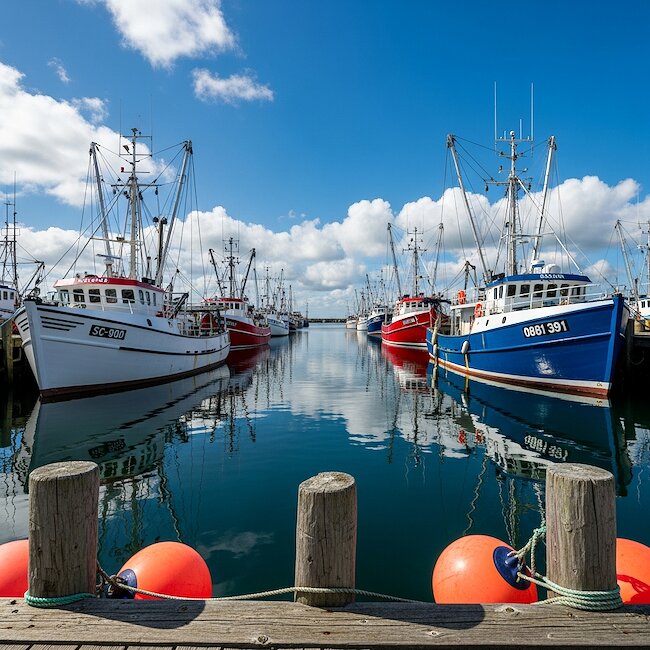 Hafen in Burg auf Fehmarn Hafen in Burg auf Fehmarn
