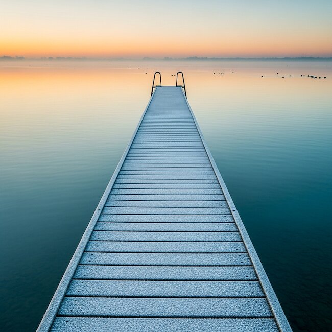 Sonnenaufgang am Chiemsee