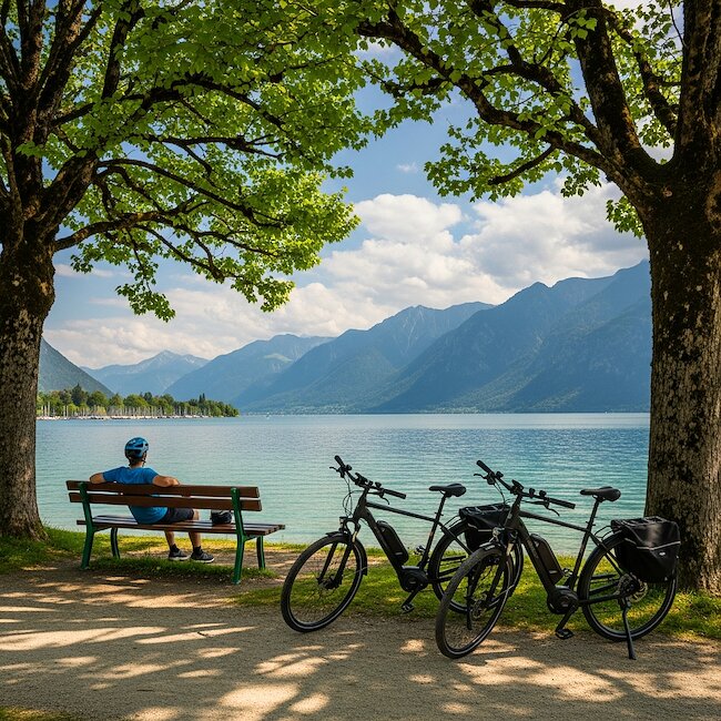 Fahrradtour am Chiemsee