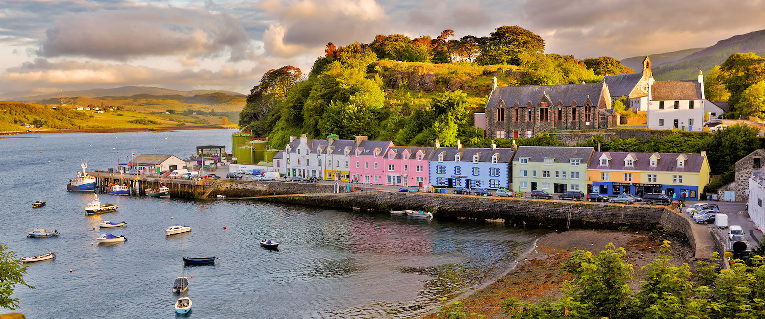 Port of Portree on Skye