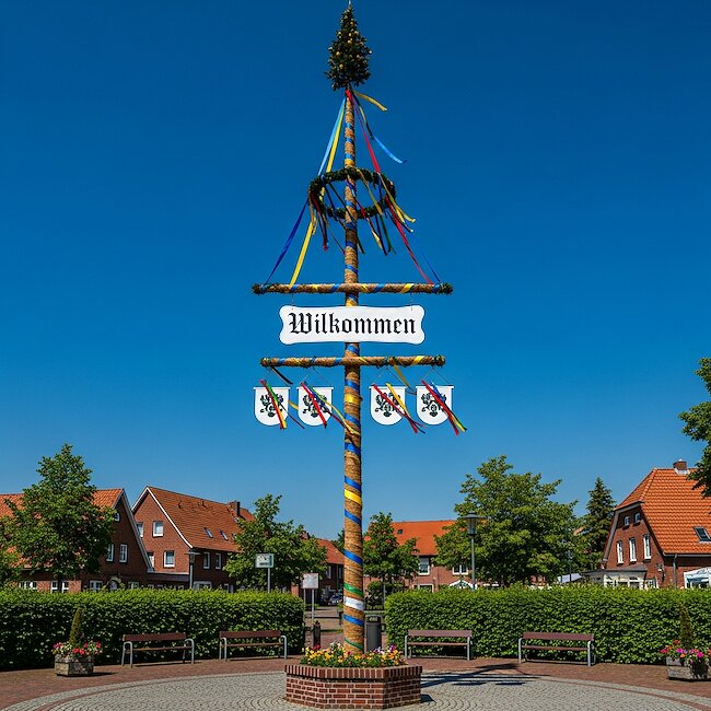 Maibaum in Horumersiel