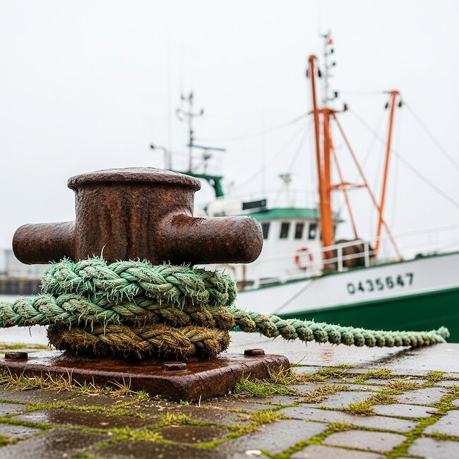 Fischkutter im Hafen von Carolinensiel
