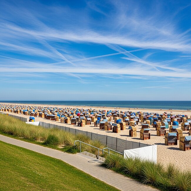 Strand im Nordseebad Carolinensiel Harlesiel