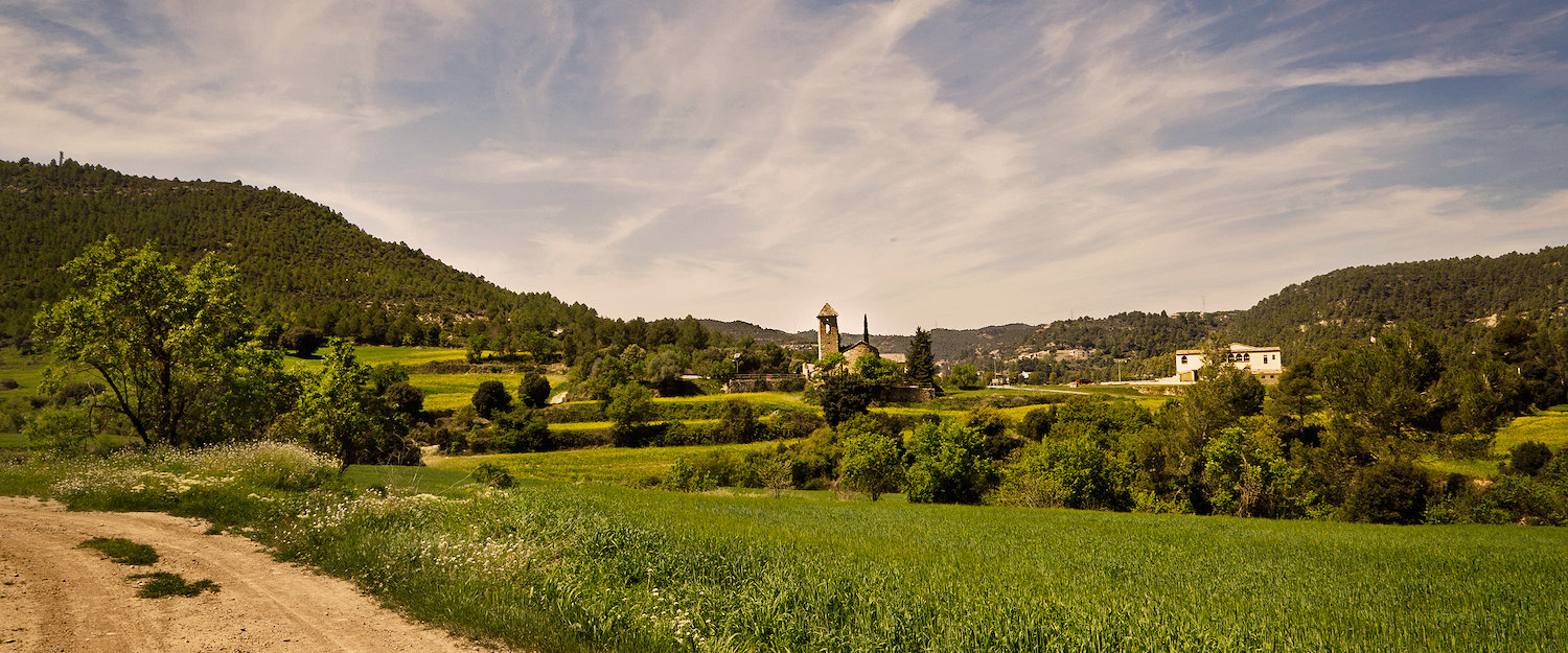 El paisaje de los alrededores de Manresa El paisaje de los alrededores de Manresa