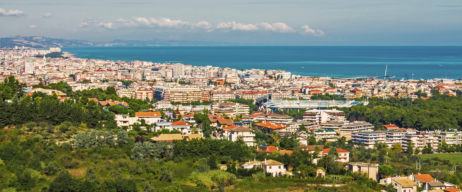 Vista panoramica di Pescara. Vista panoramica di Pescara.