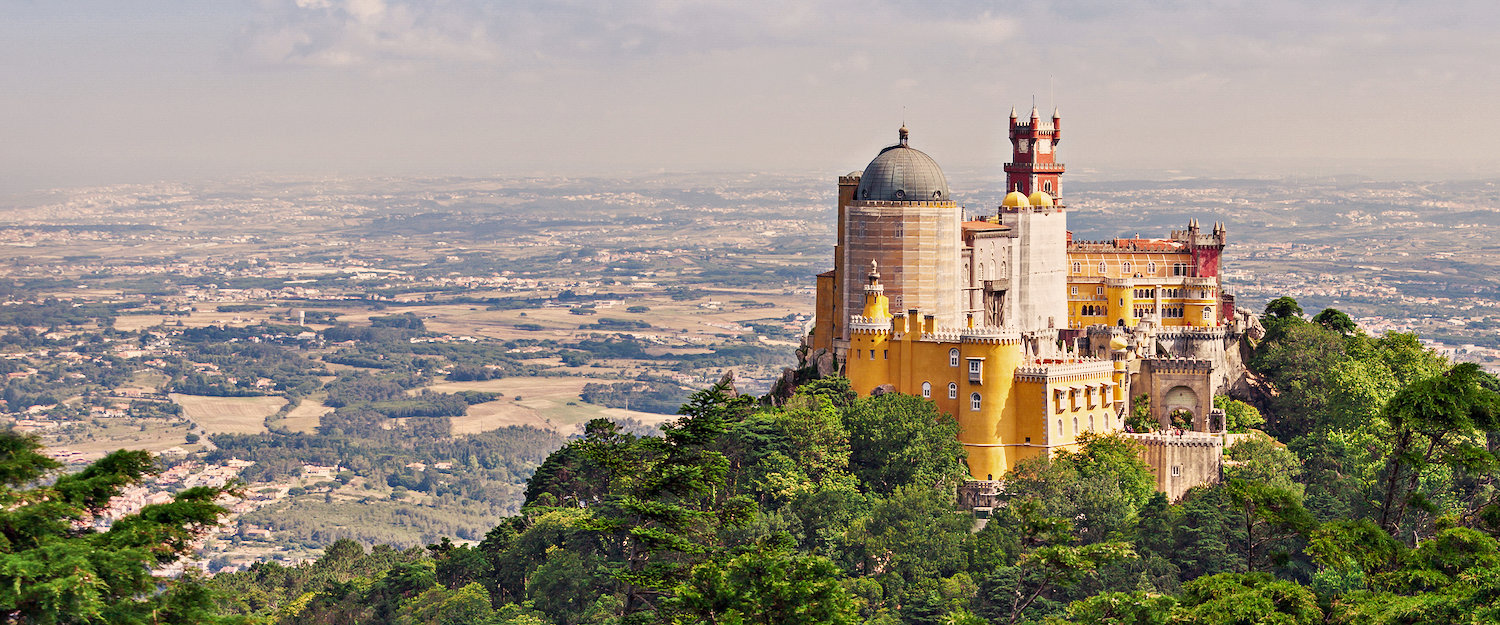 El precioso Palacio nacional da Pena, en Sintra