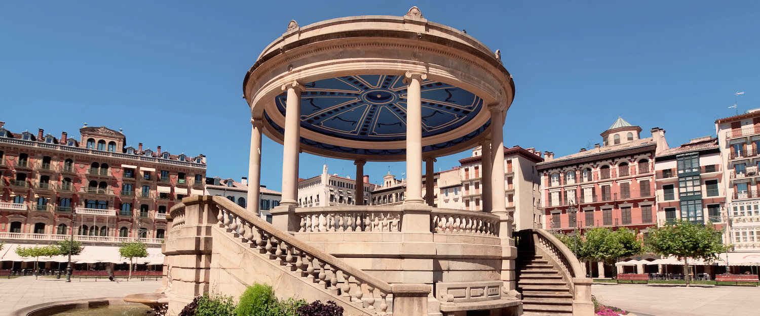 La Plaza del Castillo en Pamplona