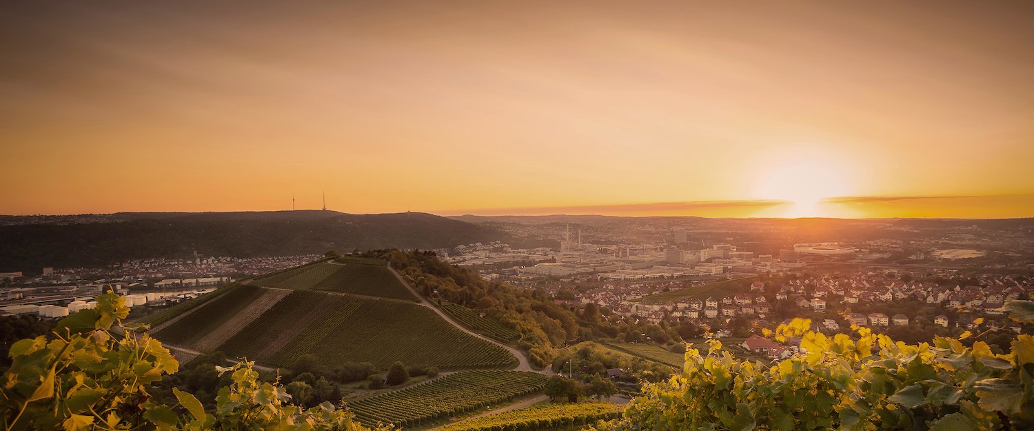 Abendliche Stimmung über Stuttgart Abendliche Stimmung über Stuttgart