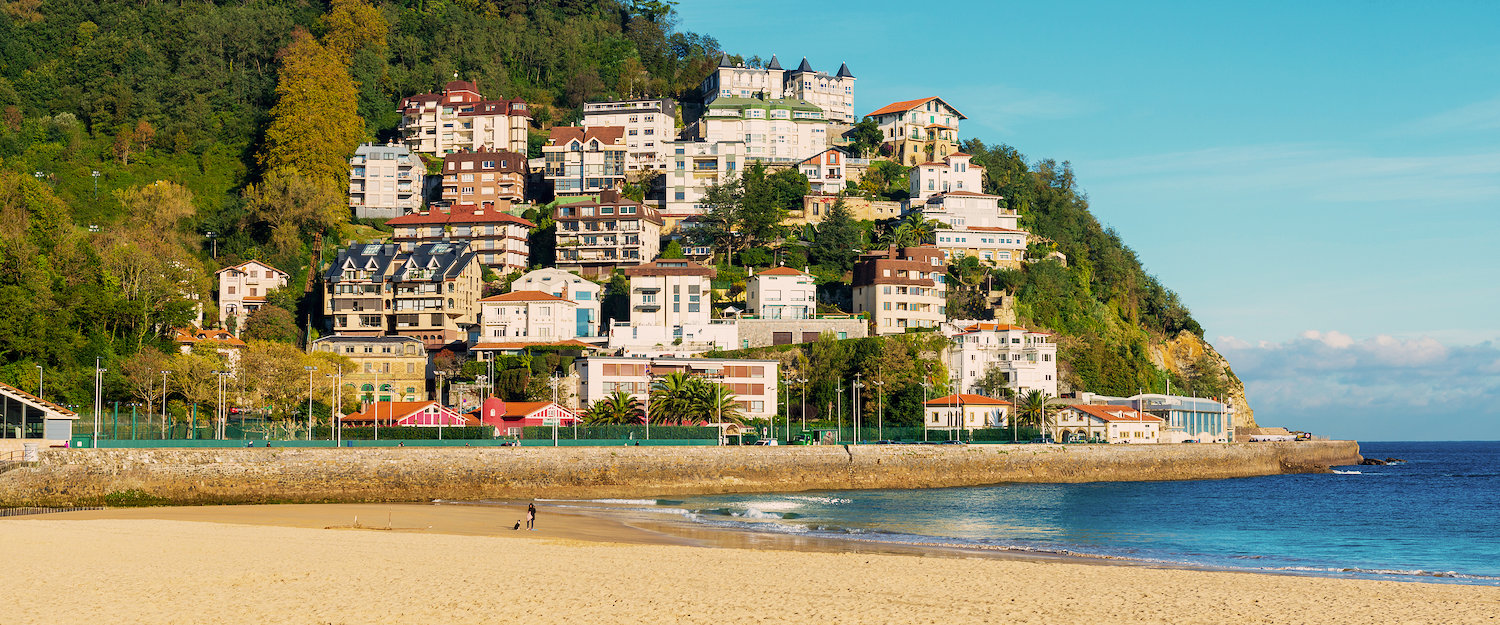 La playa de San Sebastian La playa de San Sebastian