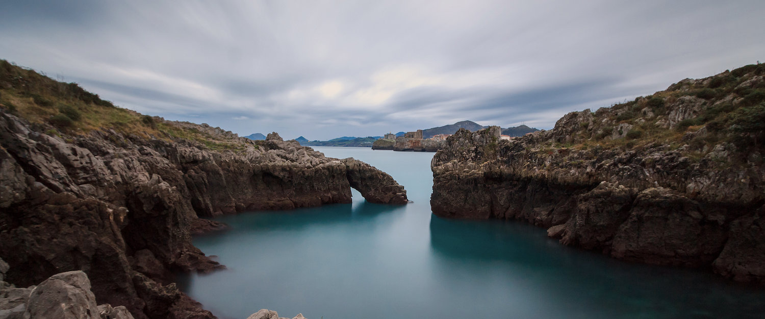 El mar Cantábrico en Castro Urdiales