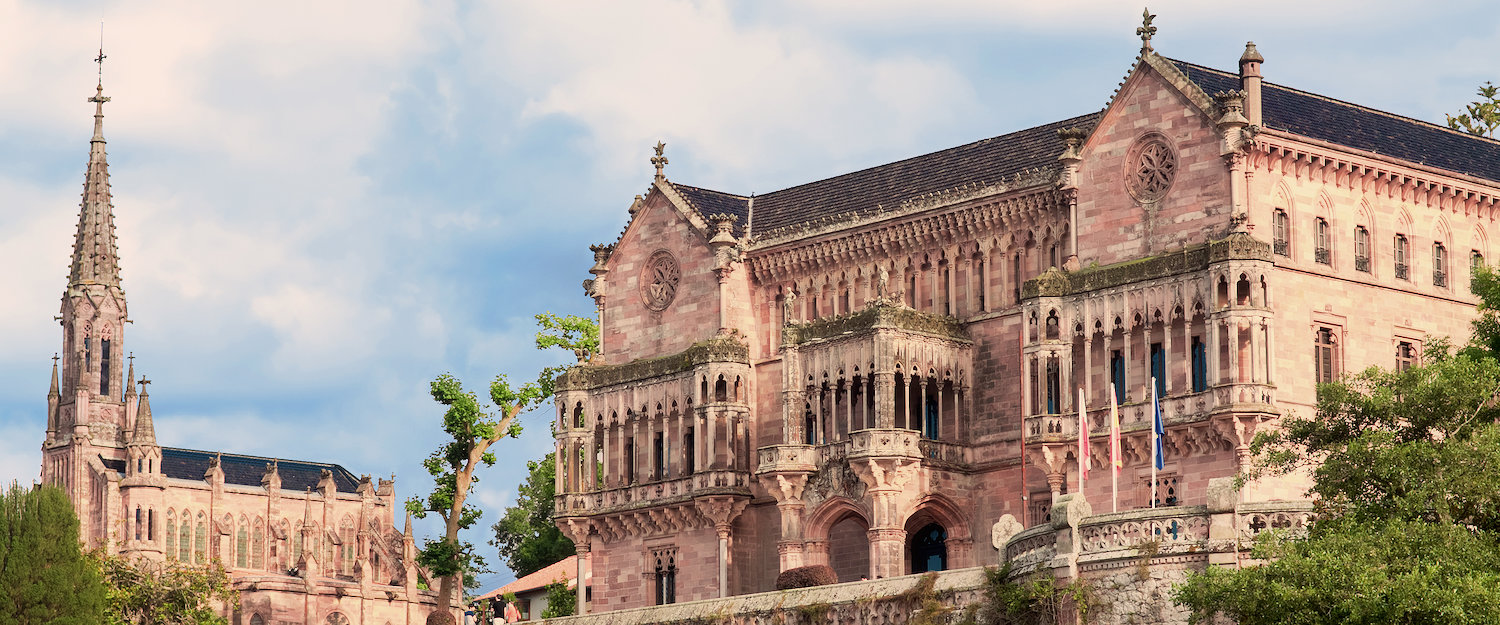 El Palacio de Sobrellano en Comillas El Palacio de Sobrellano en Comillas