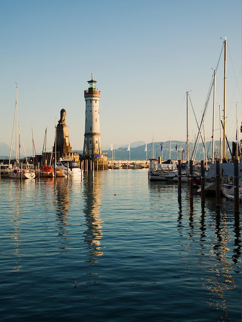 Der Hafen von Lindau.