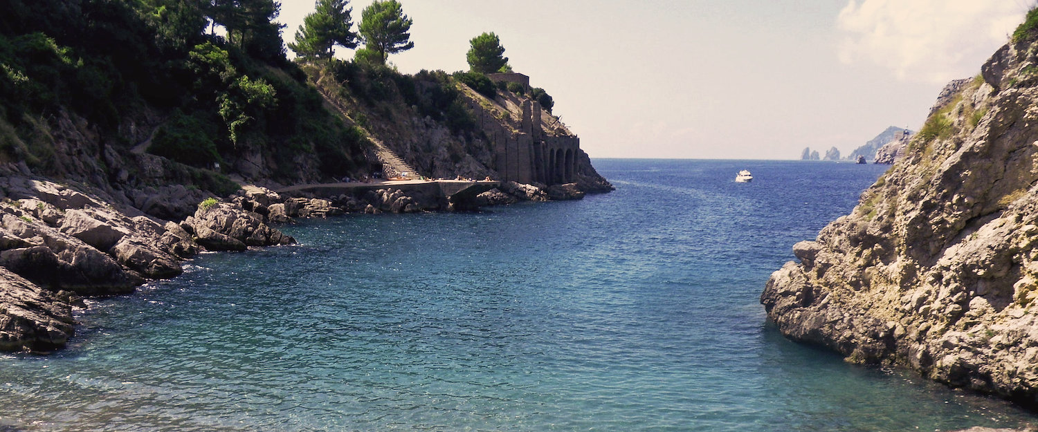 Spiaggia di Ieranto. Spiaggia di Ieranto.