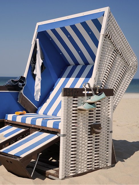 Strandkorb bei Wenningstedt