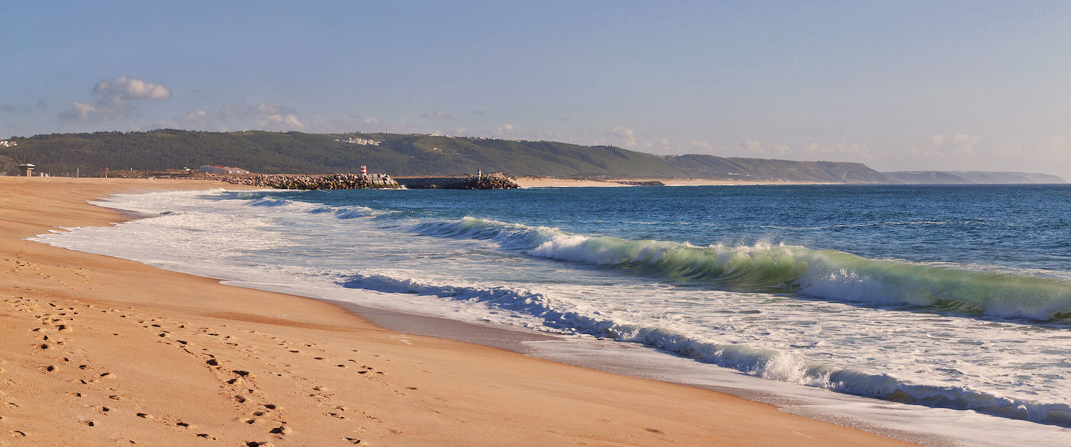Praia em São Martinho do Porto