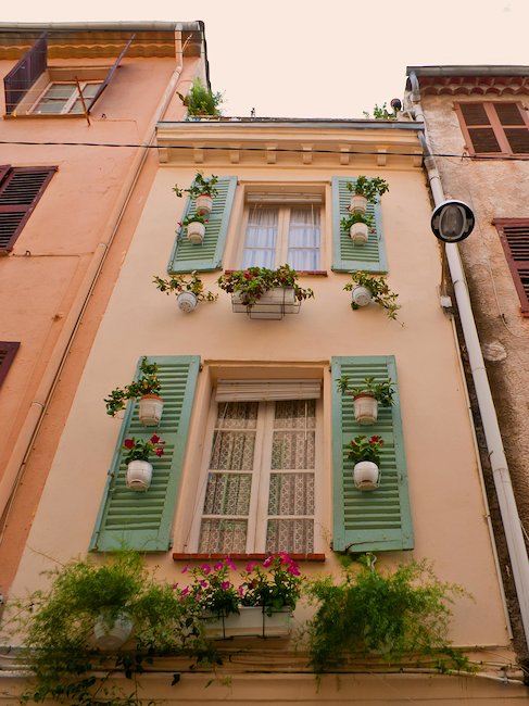 Vue sur maison, Antibes