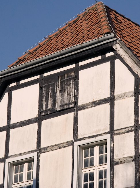 Fachwerkhaus in der Altstadt Ravensburgs