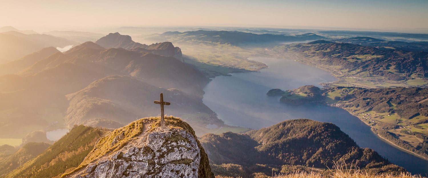 Widok na Jezioro Mondsee