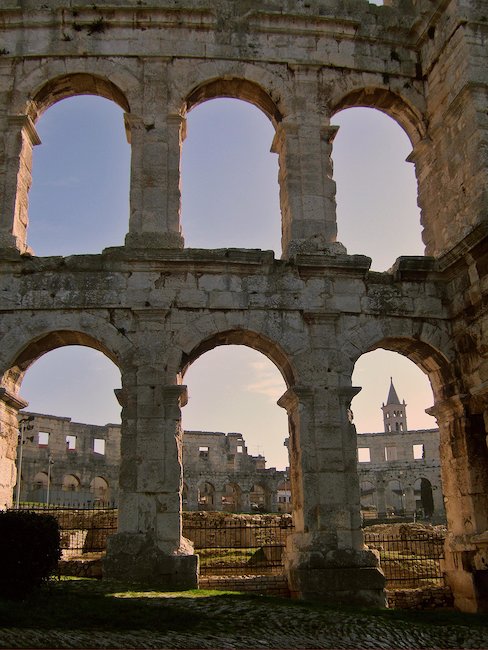 Römisches Colloseum in Pula