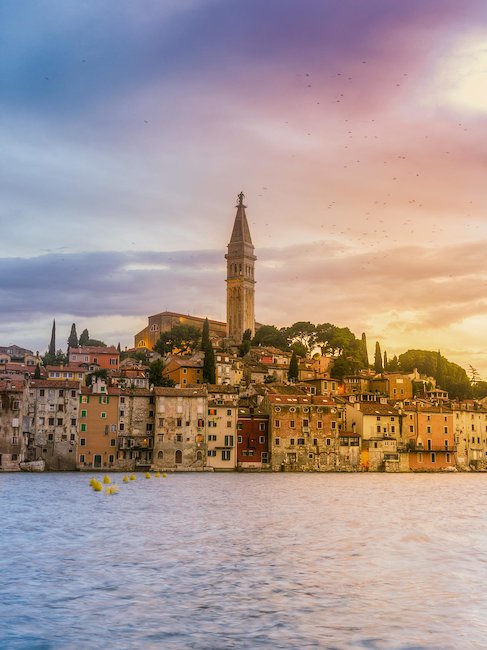 Blick auf Rovinj