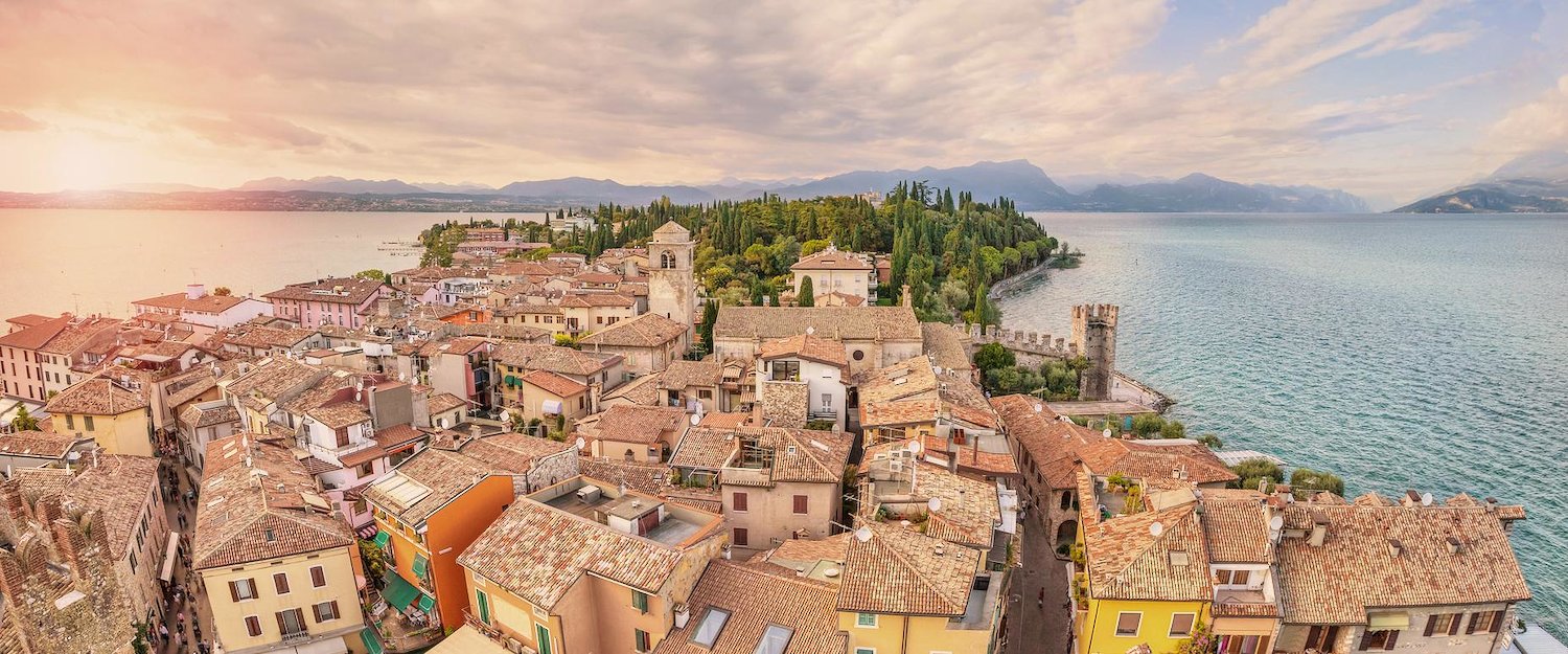 Blick auf Sirmione Blick auf Sirmione