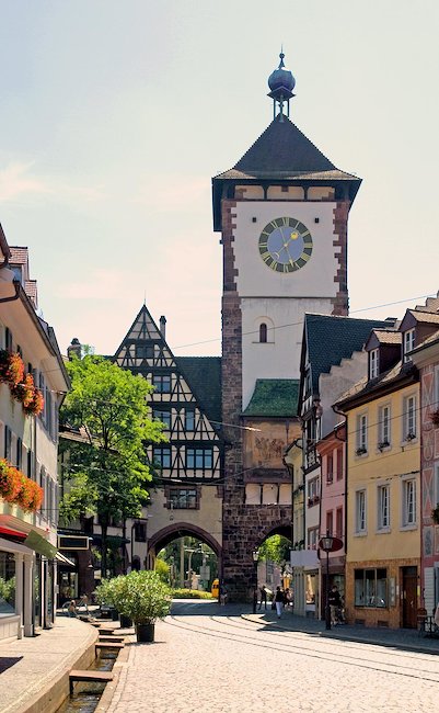 Romantische Altstadt von Freiburg