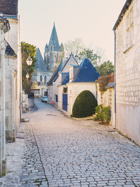 Rue d'un village en Indre et Loire