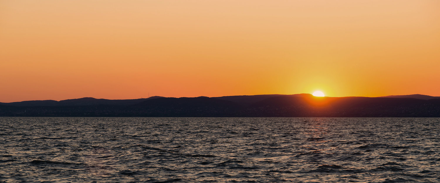 Sonnenuntergang in Siofok Sonnenuntergang in Siofok
