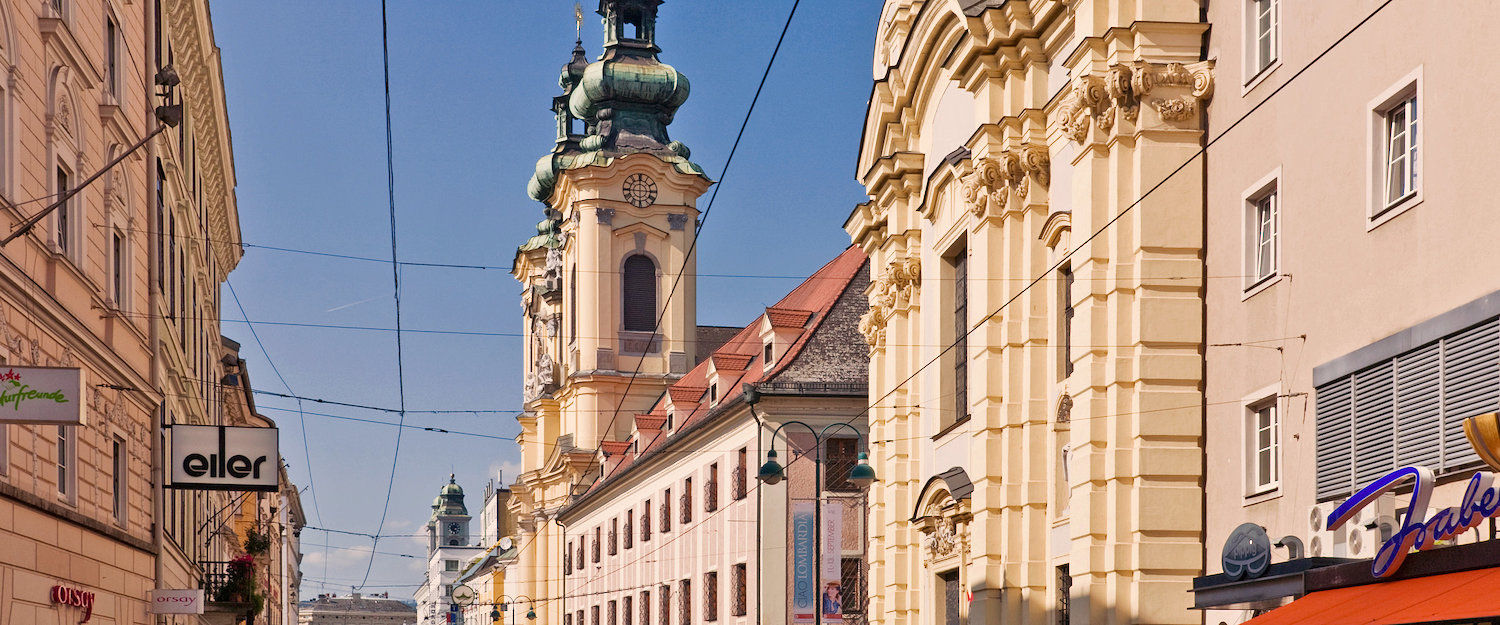 Ursulinen Kirche im Herz der Stadt