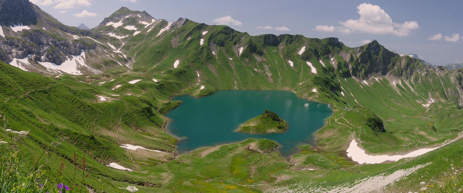 Der Schrecksee in den Bergen Der Schrecksee in den Bergen