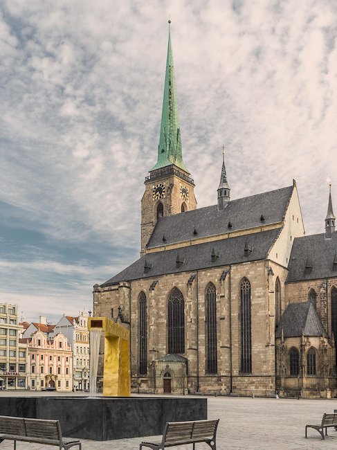 Marktplatz der Stadt Pilsen