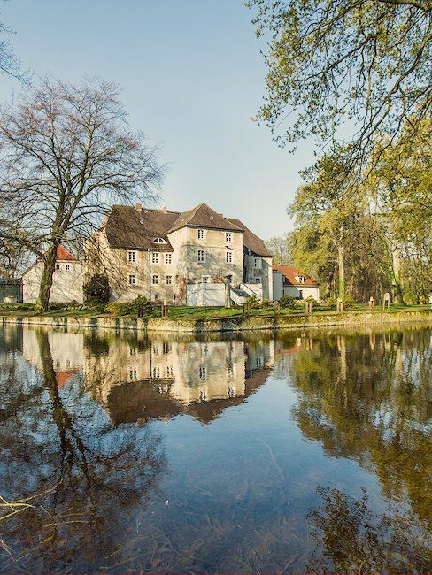 Das Schloss Mellenthin auf Usedom.