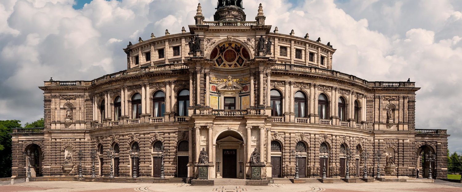 Die Semperoper in Dresden