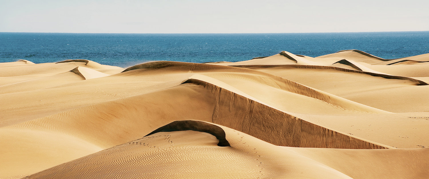 Las dunas en Gran Canaria Sur