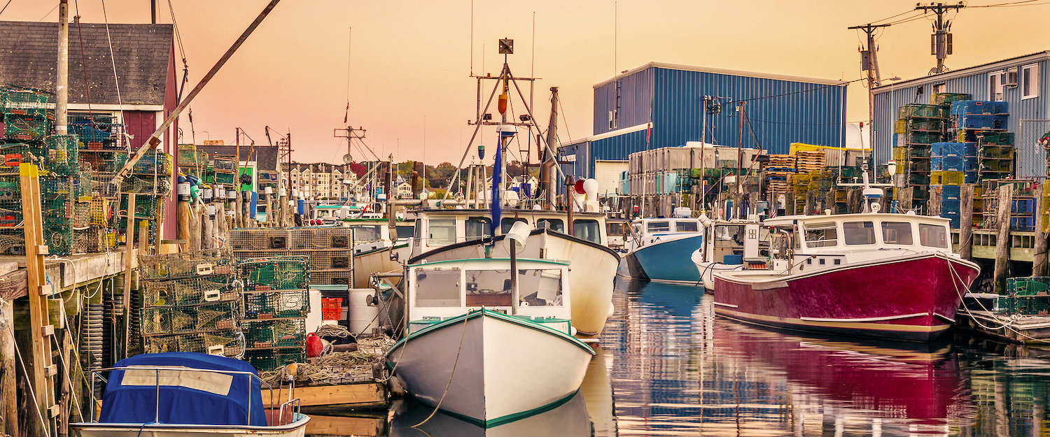 Fishing Dock in Maine