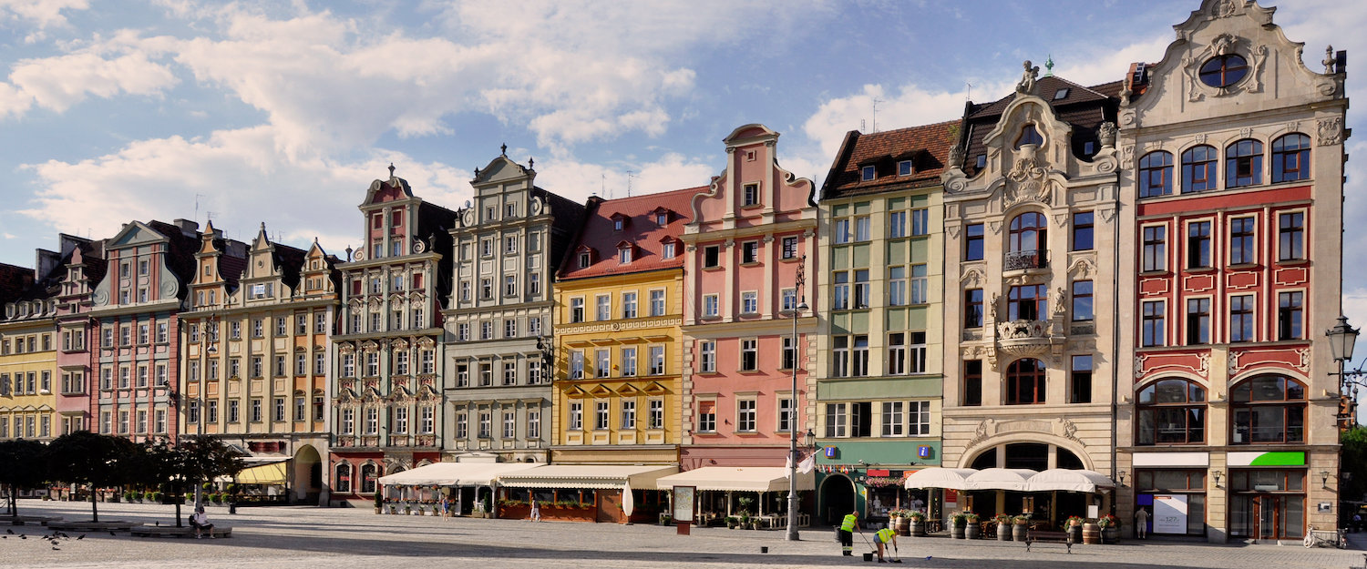 Kamienice przy wrocławskim Rynku