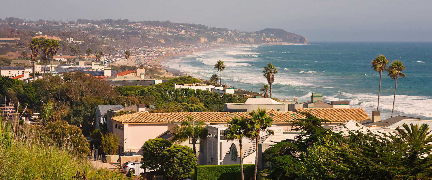 Beach houses in Malibu