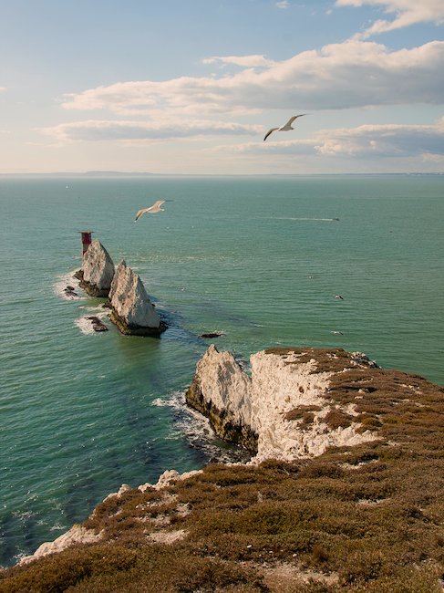 The world-famous Needle Rocks.