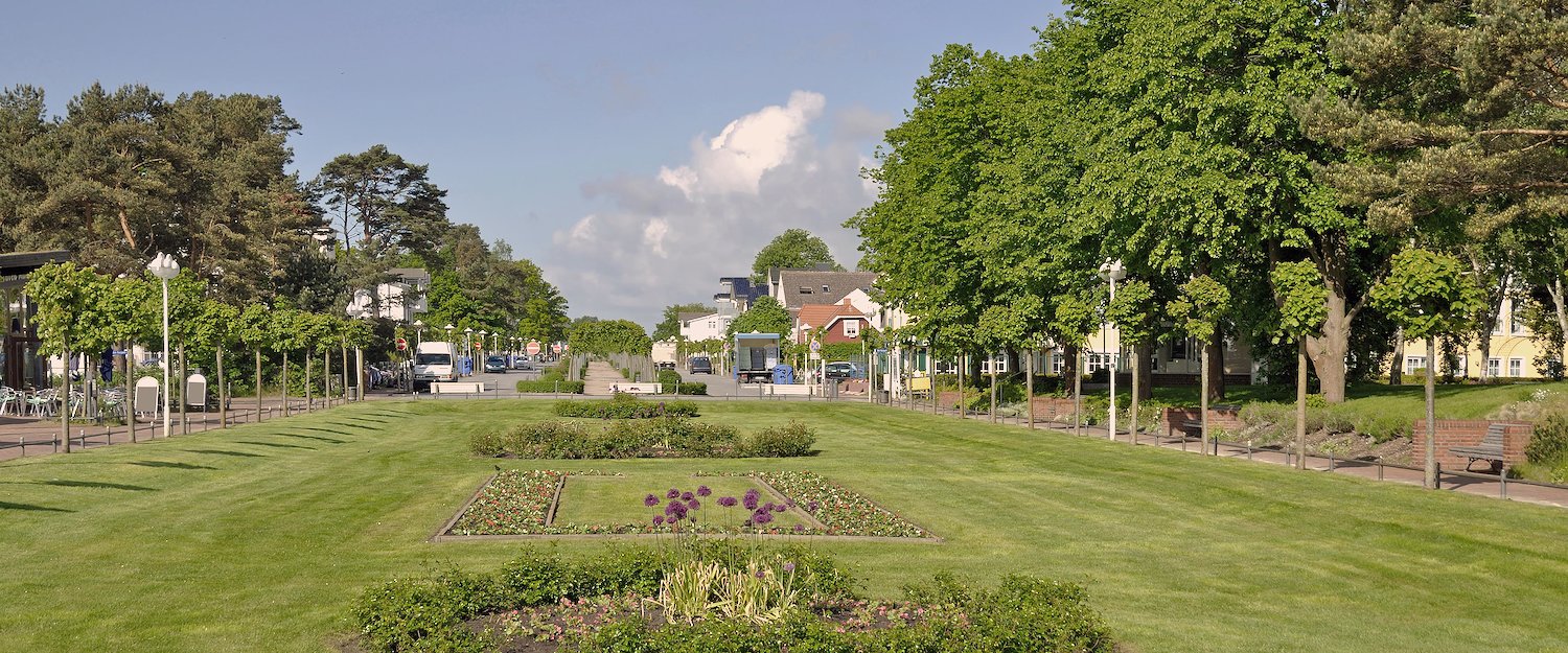 Der schöne Park in Baabe