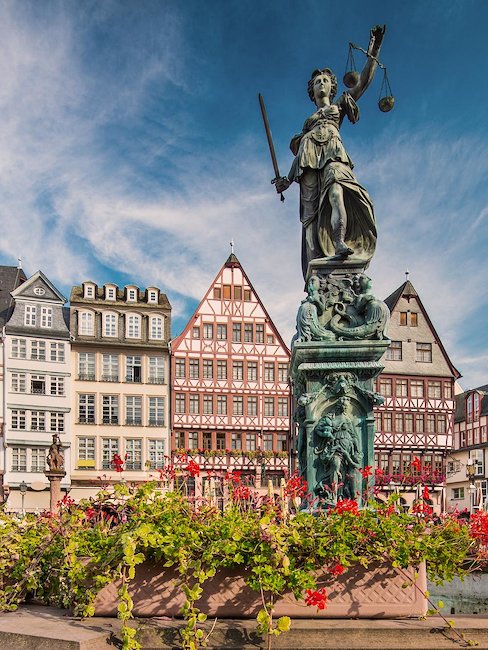 Die Altstadt von Frankfurt