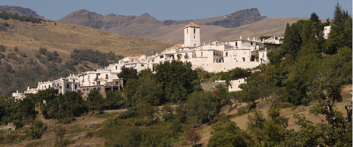 Vista del pueblo de Capileira