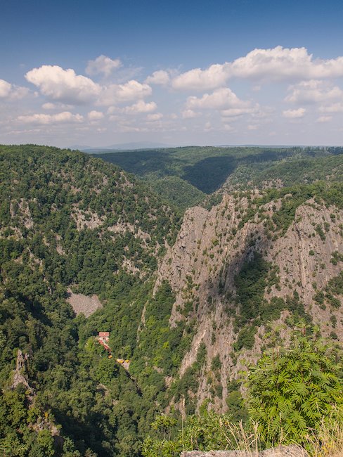 Blick auf das Harzgebirge