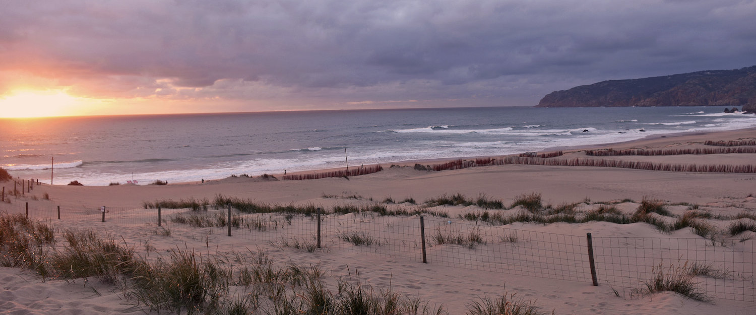 Sonnenuntergang am Guincho Beach
