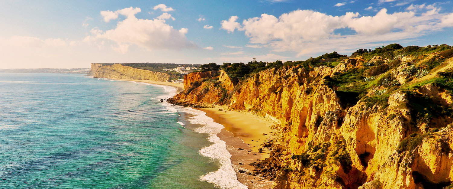 Herrliche Felsenlandschaft an der Algarve