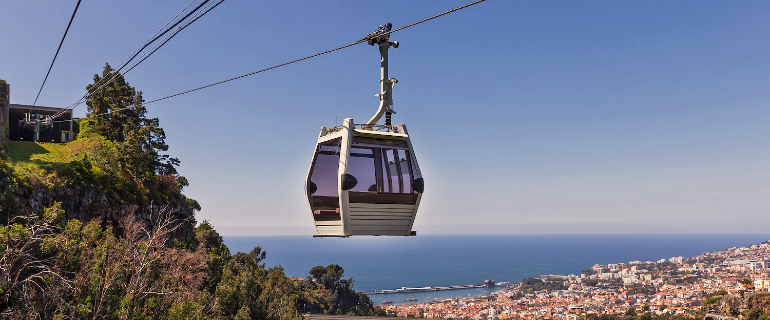 Bei Touristen beliebt: die Luftseilbahn von Funchal nach Monte
