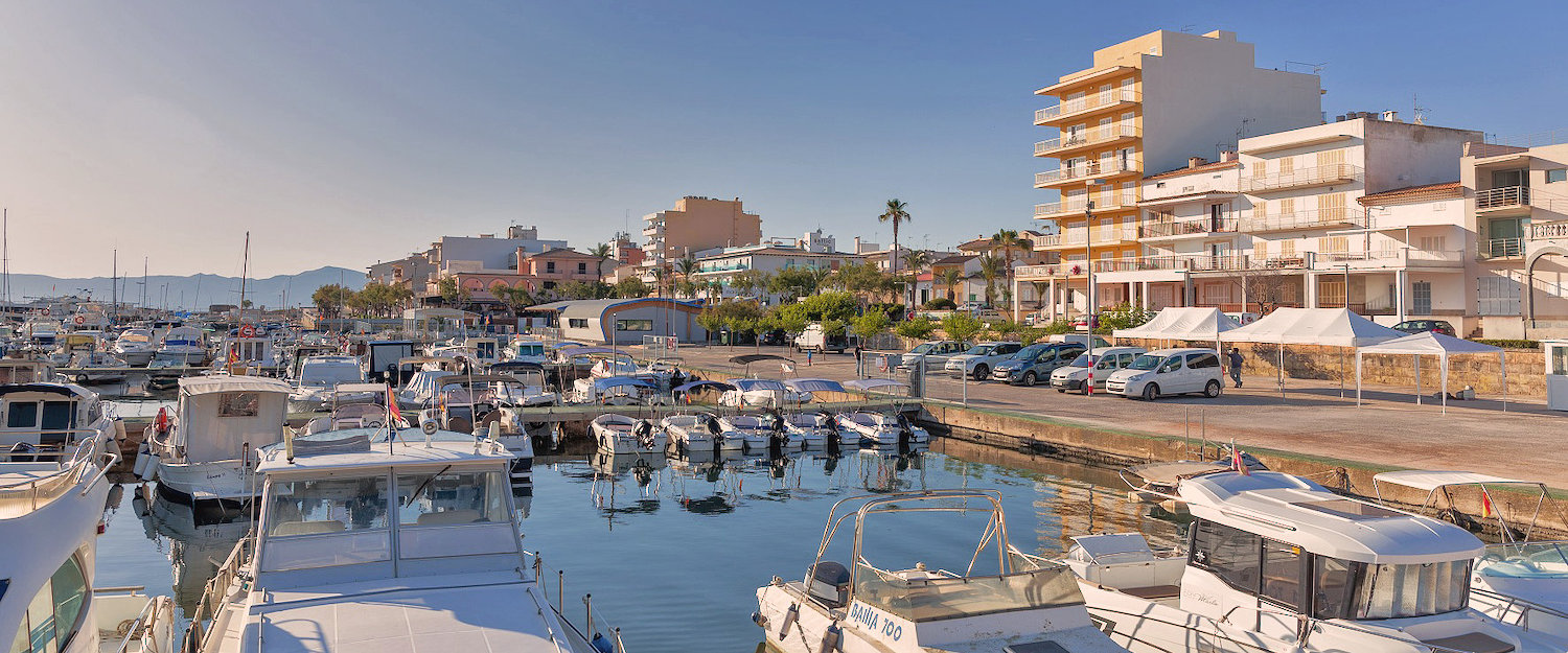 El puerto deportivo de Can Picafort