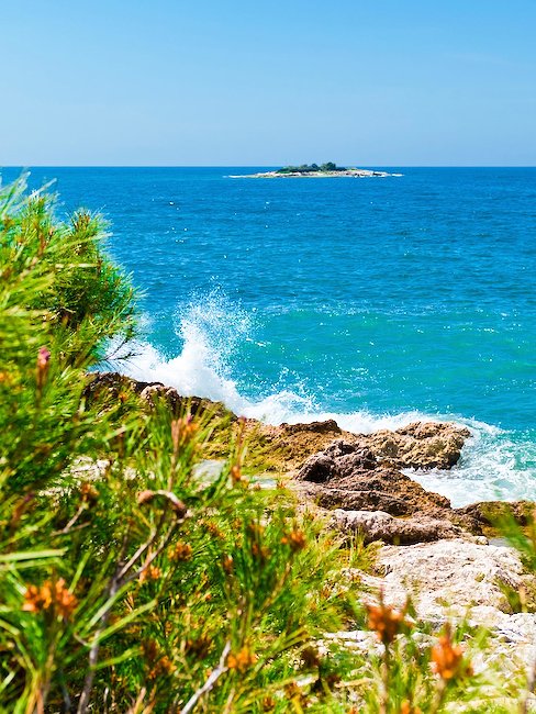 Ausblick auf das Meer