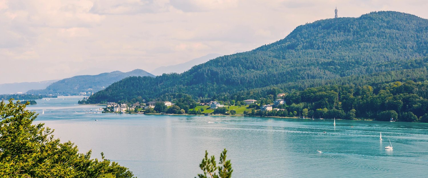 Das schöne Ufer vom Wörthersee