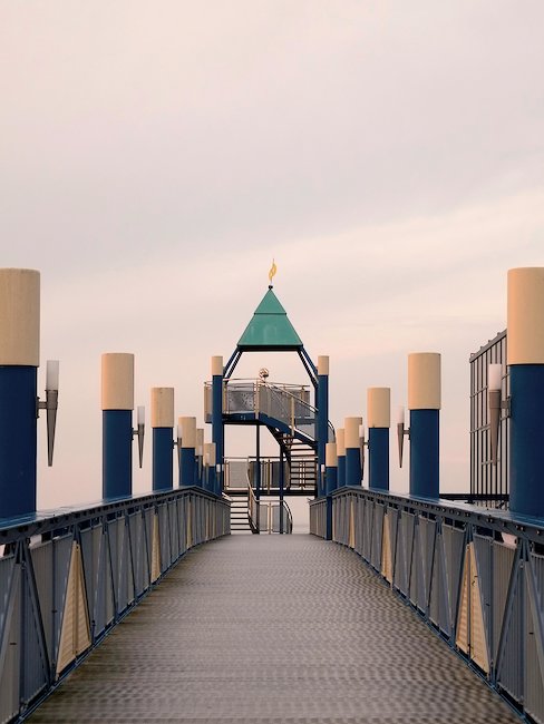 Die Seebrücke in Norddeich